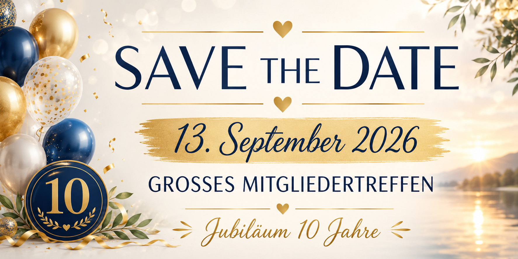 SAVE THE DATE – Grosses Mitgliedertreffen 2026