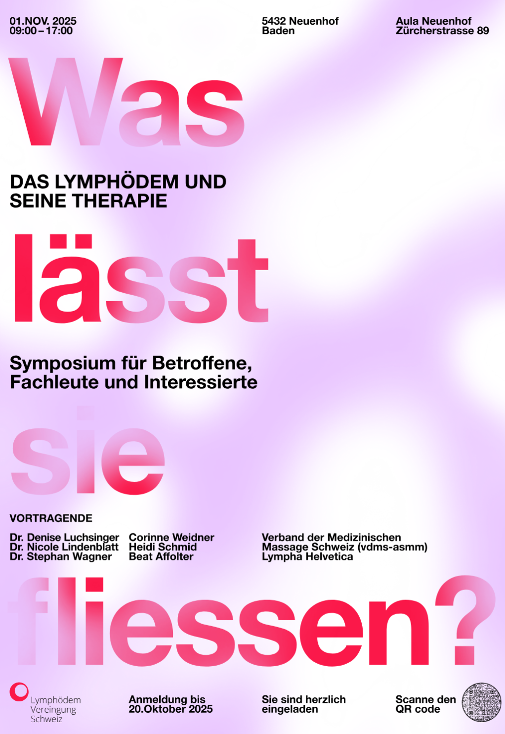 Flyer Lymphanlass