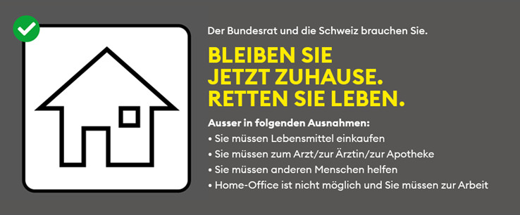 BAG Empfehlung Coronavirus