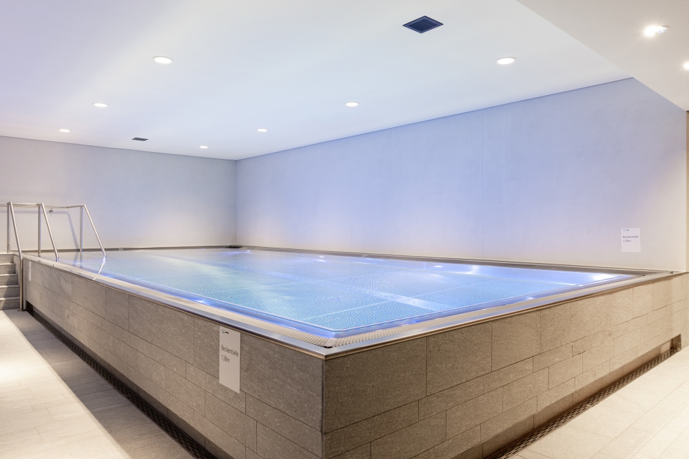 Wassertherapie ist ein wichtiges Element in der Klinik