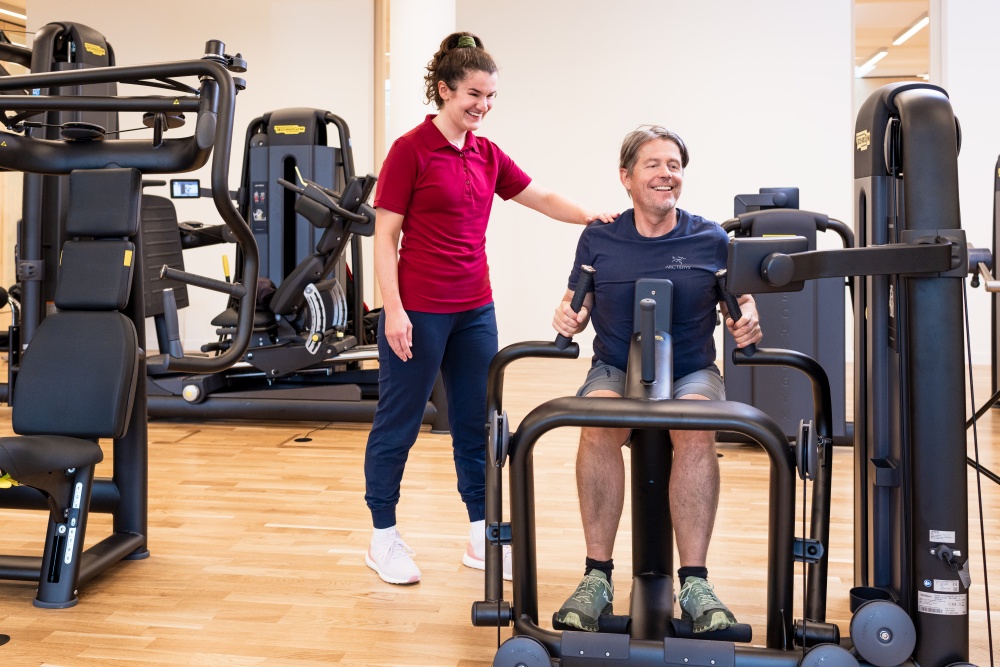 Persönliche Begleitung durch Physiotherapeuten