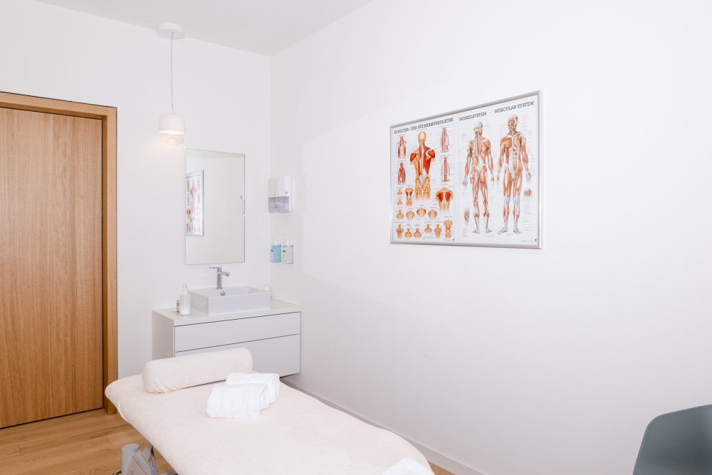 Jeder Lymphtherapeut besitzt seinen eigenen Raum