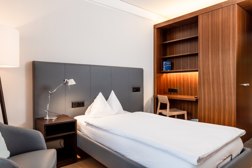 Einzelzimmer für optimale Ruhe